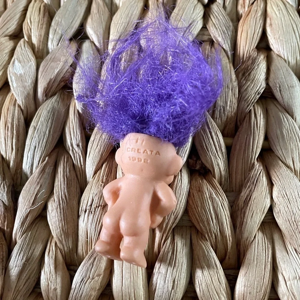 Vintage Treasure Trolls purple Hair kid